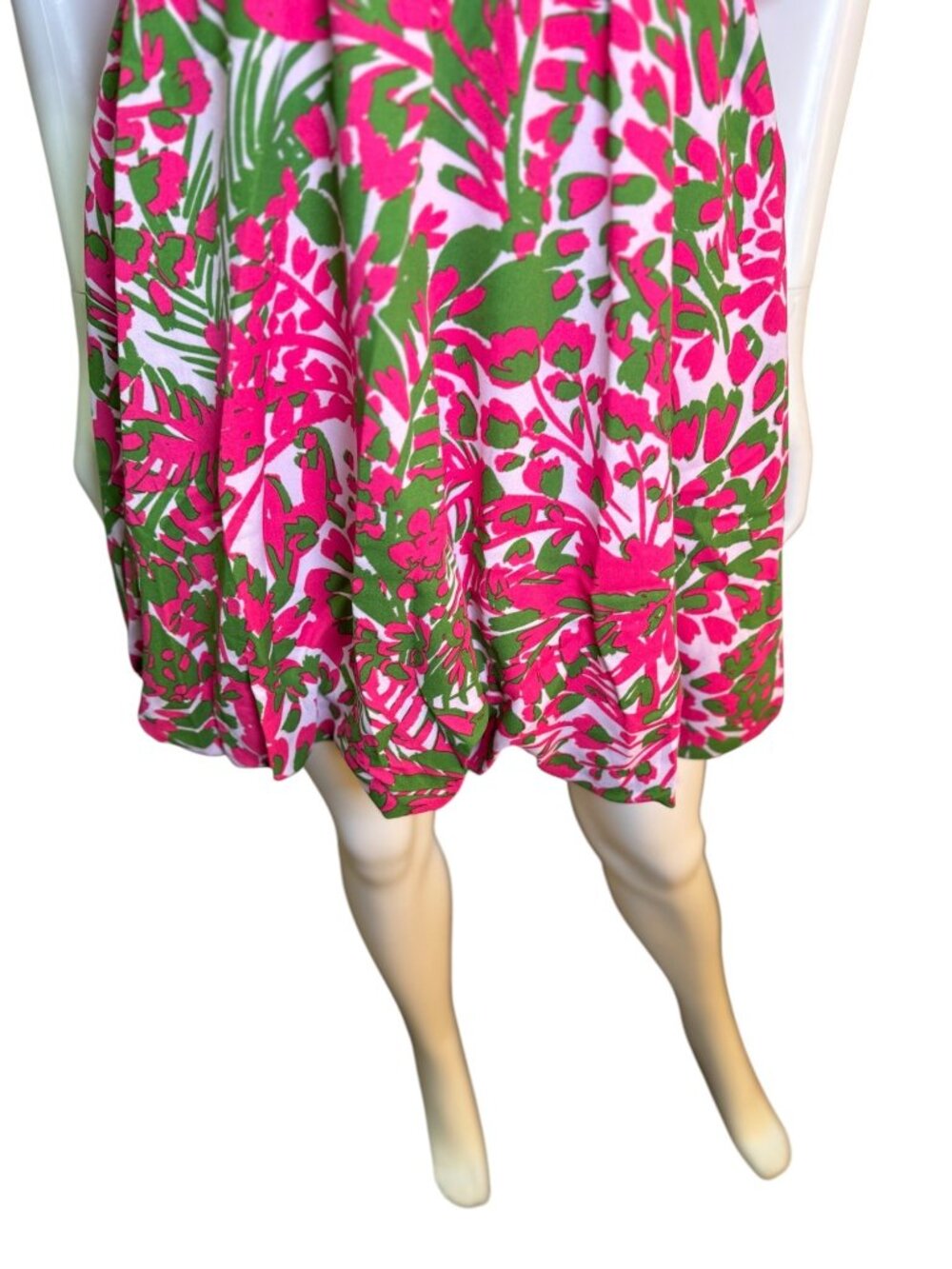 Sugarlips Womens Cienega Floral Pink/Green Bubble Woodstock Mini Dress S NWT - Picture 2 of 8